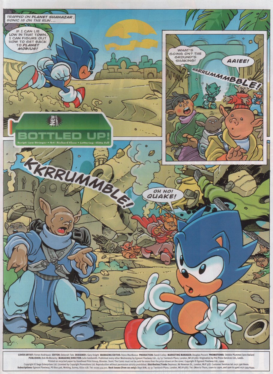 Sonic - The Comic Issue No. 158 Page 1